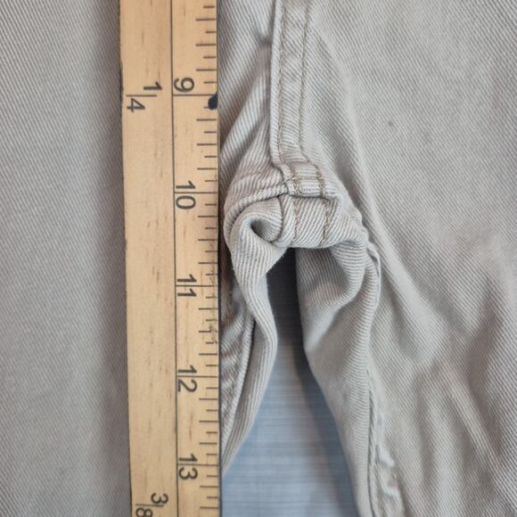 Levi's 502 Jeans Mens 29x30 Khaki Denim Taper Fit Light Wash Mid Rise Pockets - Picture 10 of 16